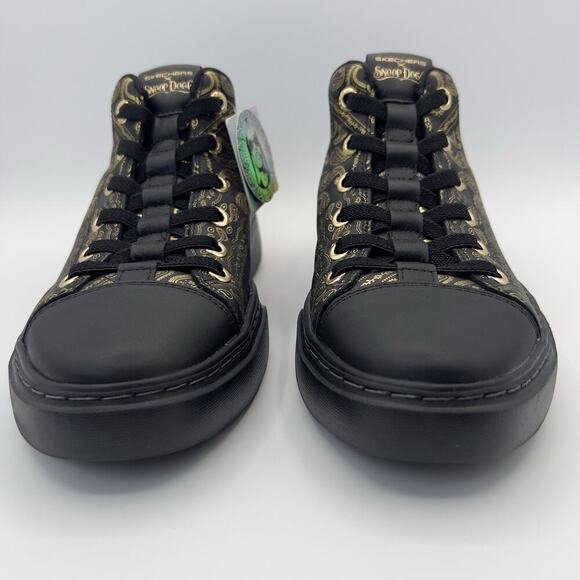 Skechers x Snoop Dogg Slip-Ins Sneakers Black Gold Paisley Print Men’s Size 5.5 - Picture 6 of 8